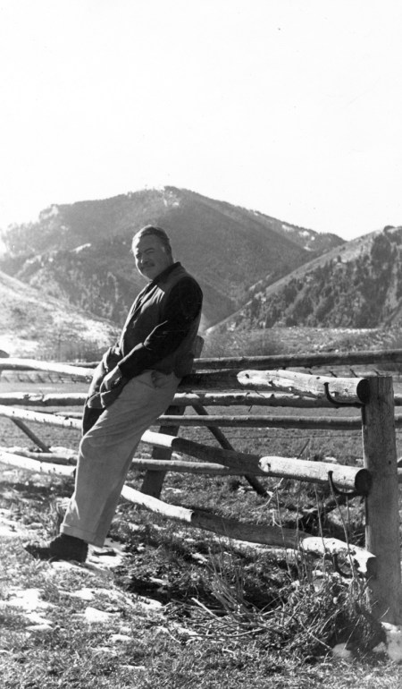 EH 4074P  Ernest Hemingway in Idaho, not dated. Photograph in the Ernest Hemingway Photograph Collection, John F. Kennedy Presidential Library and Museum, Boston.