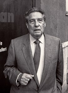 Octavio Paz besökte Malmö Internationella Poesifestival 1988, John Leffmann.